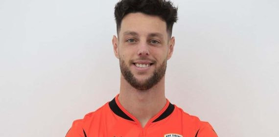 Burgui, en su último club, el HNK.