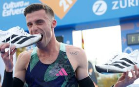 Carlos Mayo batió el récord español de medio maratón en Valencia el pasado mes de octubre.
