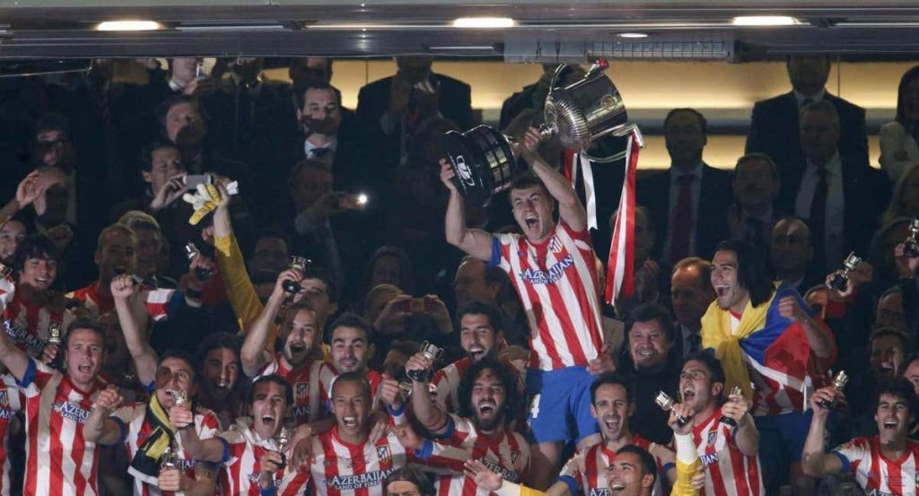 El Atlético de Madrid gana la Copa del Rey de 2013.