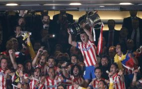 El Atlético de Madrid gana la Copa del Rey de 2013.