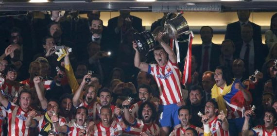 El Atlético de Madrid gana la Copa del Rey de 2013.