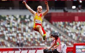 El subcampeón paralímpico Iván Cano.
