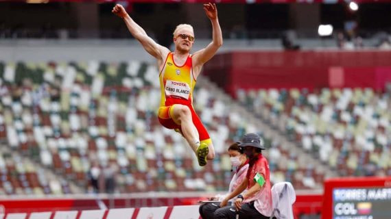 El subcampeón paralímpico Iván Cano.