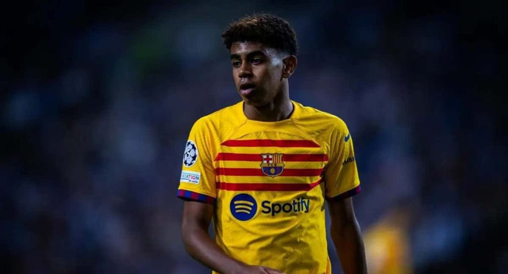 Lamine Yamal, en un partido reciente.