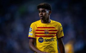 Lamine Yamal, en un partido reciente.