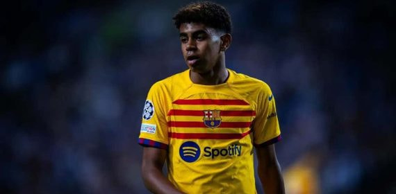Lamine Yamal, en un partido reciente.