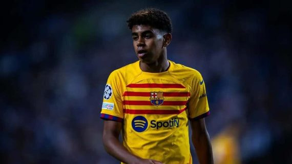 Lamine Yamal, en un partido reciente.