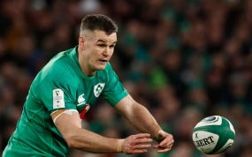 El irlandés Johnny Sexton durante el Seis Naciones.
