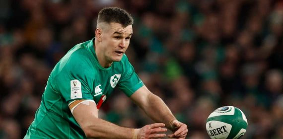 El irlandés Johnny Sexton durante el Seis Naciones.