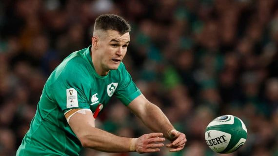 El irlandés Johnny Sexton durante el Seis Naciones.