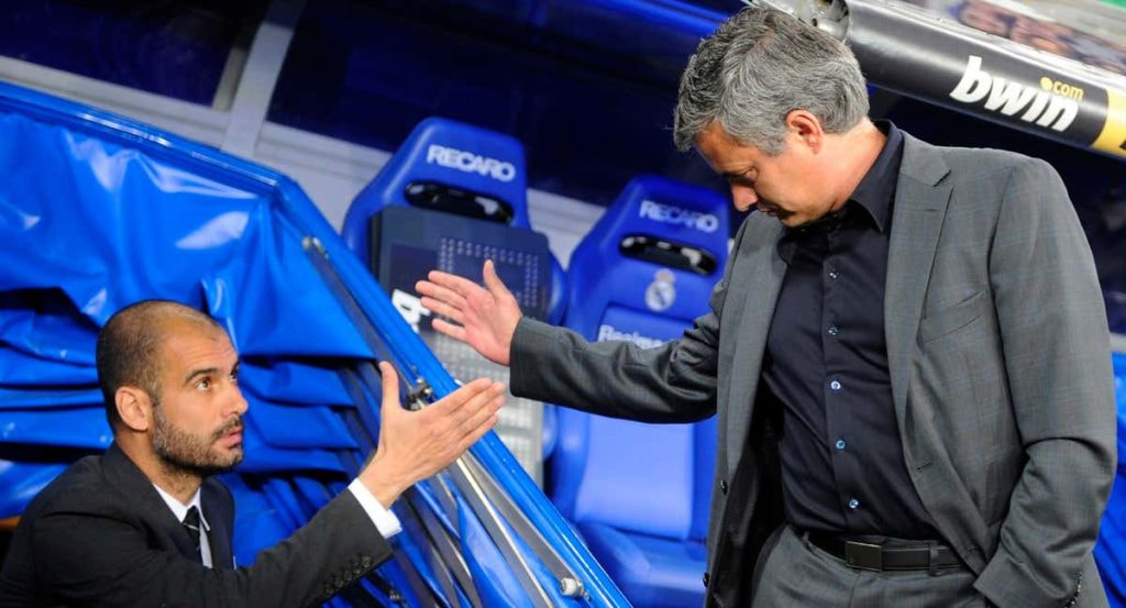 Mourinho y Guardiola.