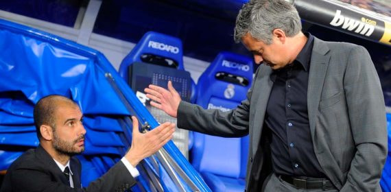 Mourinho y Guardiola.