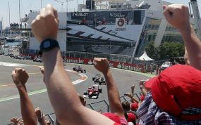 Imagen del circuito de Valencia de Fórmula 1.