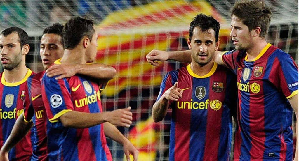 Víctor Vázquez en su etapa en el FC Barcelona.