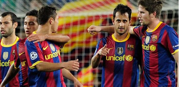 Víctor Vázquez en su etapa en el FC Barcelona.