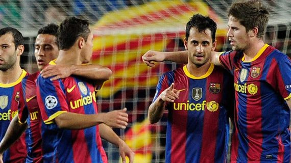 Víctor Vázquez en su etapa en el FC Barcelona.