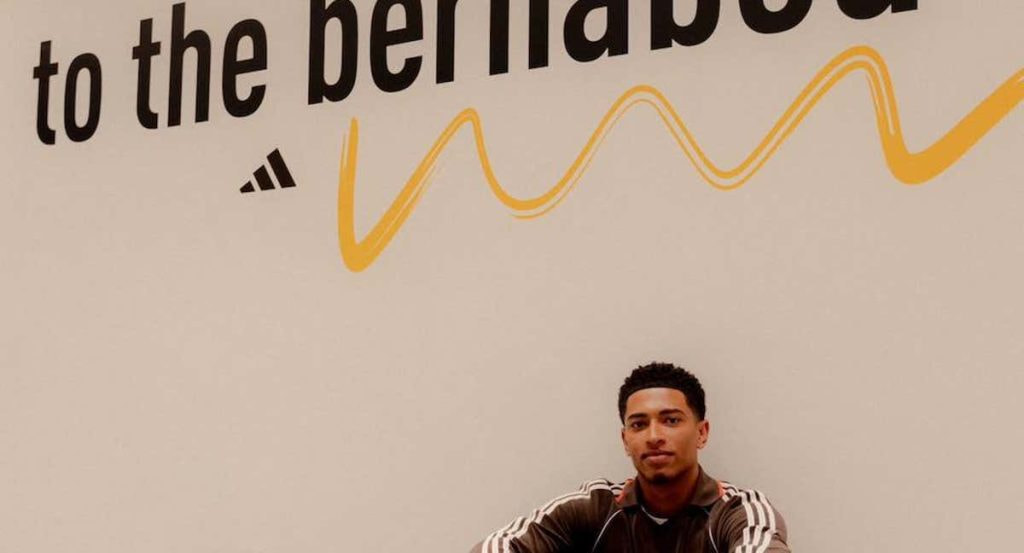 Bellingham, en un acto con Adidas.