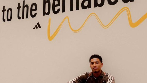 Bellingham, en un acto con Adidas.