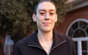 Breanna Stewart, jugadora de las New York Liberty, en su paso por Madrid.