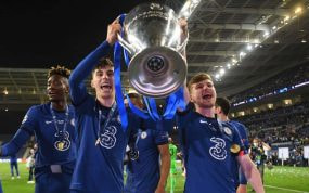El Chelsea celebra la Champions ganada en 2021.