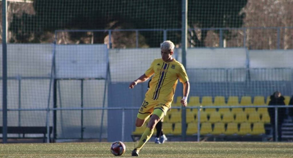 Cristian Nikolaev, con el Alcorcón.