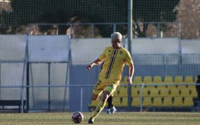 Cristian Nikolaev, con el Alcorcón.