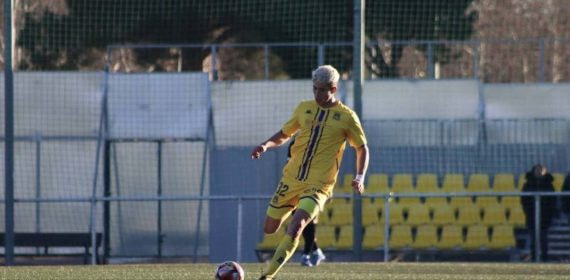 Cristian Nikolaev, con el Alcorcón.