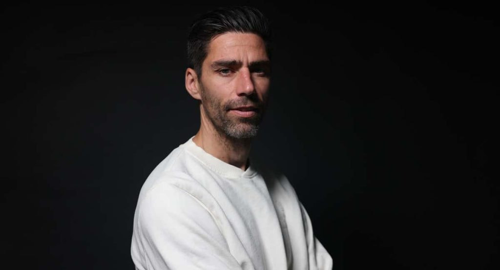 David Mateos, durante la entrevista.