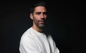 David Mateos, durante la entrevista.