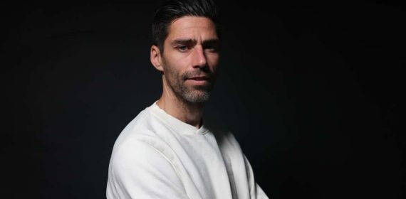 David Mateos, durante la entrevista.