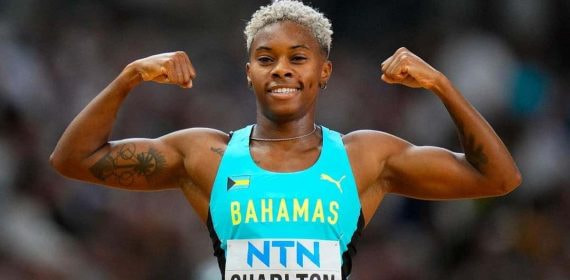 Devynne Charlton, en los Mundiales de Budapest.