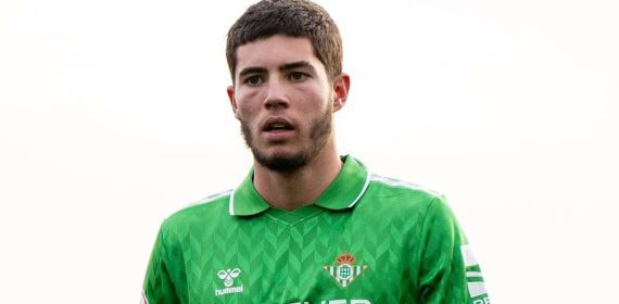 Elyaz ZIdane, el día de su estreno con el Betis Deportivo.