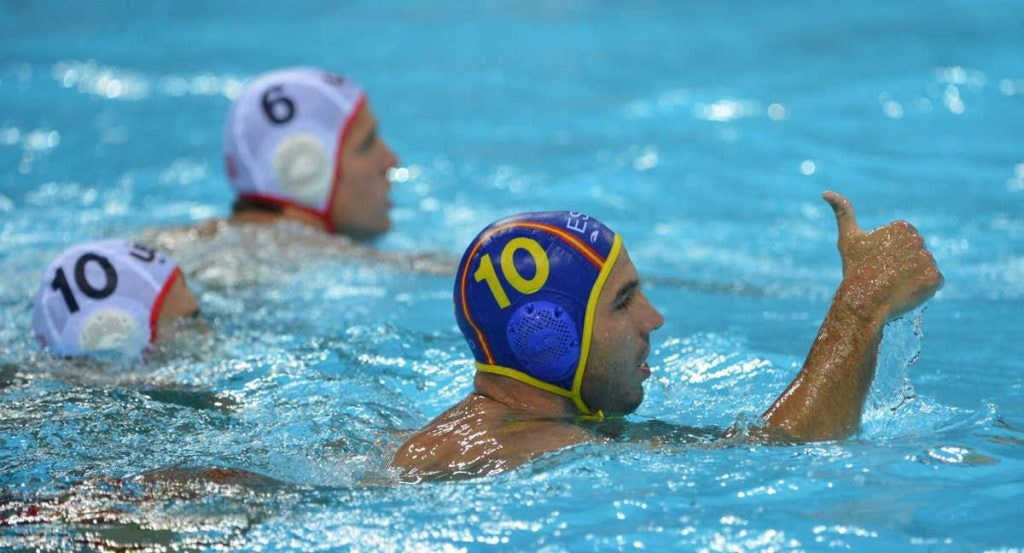 Felipe Perrone, jugando en 2012 en los Juegos Olímpicos de Londres con España.