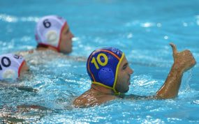 Felipe Perrone, jugando en 2012 en los Juegos Olímpicos de Londres con España.
