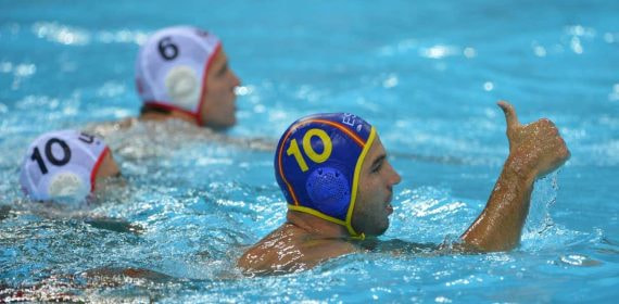 Felipe Perrone, jugando en 2012 en los Juegos Olímpicos de Londres con España.
