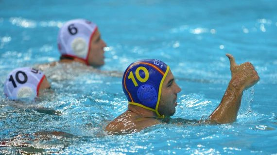 Felipe Perrone, jugando en 2012 en los Juegos Olímpicos de Londres con España.