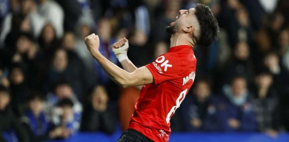 Morlanes celebra la clasificación para la final de Copa.