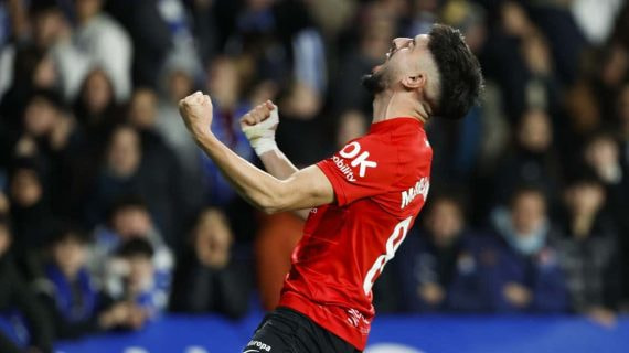 Morlanes celebra la clasificación para la final de Copa.