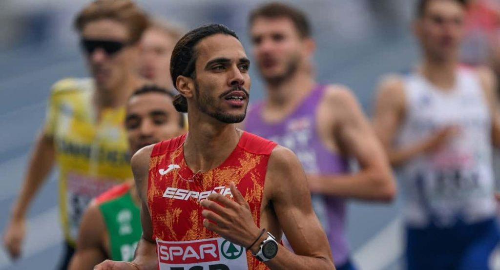 Mo Katir, en una competición de 2023