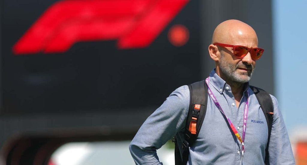 Antonio Lobato, en 2023, en Barcelona, antes de los entrenamientos de F1.