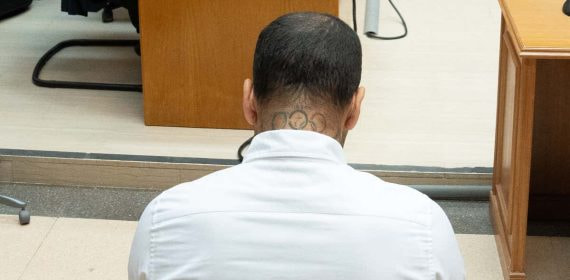 Dani Alves, en la lectura de la sentencia