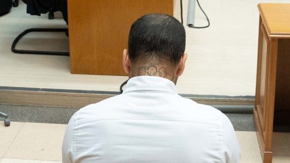 Dani Alves, en la lectura de la sentencia