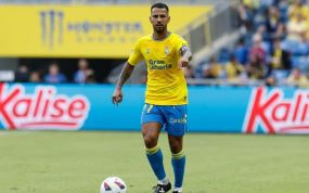 Jonathan Viera, durante un partido con la UD Las Palmas.