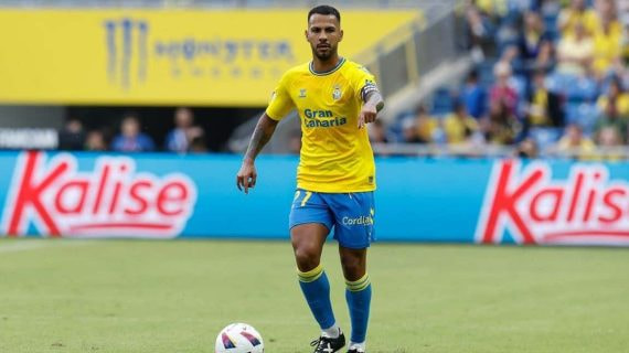 Jonathan Viera, durante un partido con la UD Las Palmas.