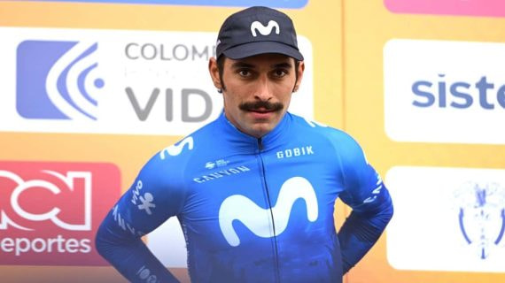 Fernando Gaviria, tras imponerse en la primera etapa del Tour Colombia.