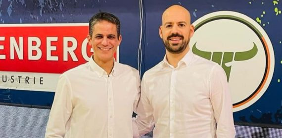Antonio Herrera y Boris Balibrea, cuando se enfrentaron en la fase previa.