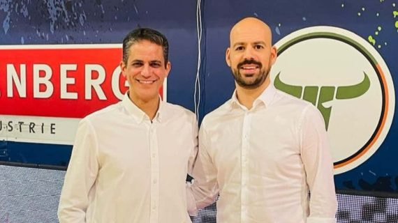 Antonio Herrera y Boris Balibrea, cuando se enfrentaron en la fase previa.