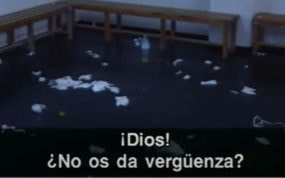 Captura de un momento de la charla de Benito Floro en Lleida.