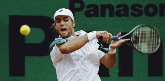 Roberto Carretero, durante la final del Masters de Hamburgo de 1996 ante Alex Corretja.