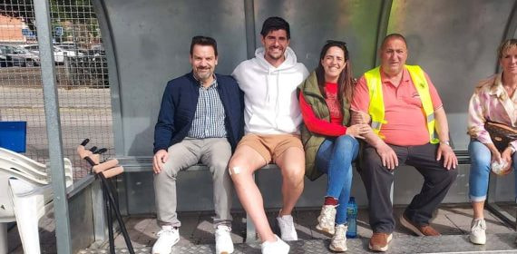 Courtois, en Fuenlabrada.